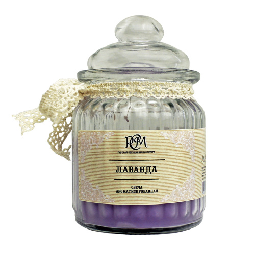 Свеча в банке ЛАВАНДА, 45 ч