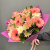 Букет из кустовой хризантемы с герберой и альстромерией "Танец бабочек" арт. 5490