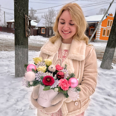 Коробка "Снежное царство" со снежинками и нобилисом N 70130