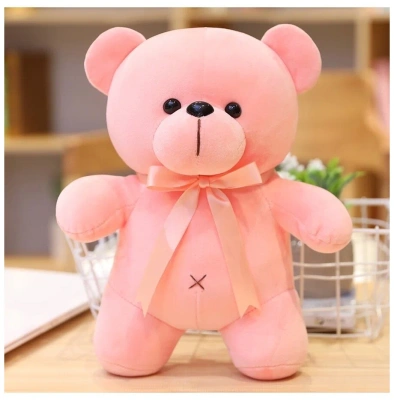 Игрушка Мишка цветной велюровый 30 см. средний арт. 56316